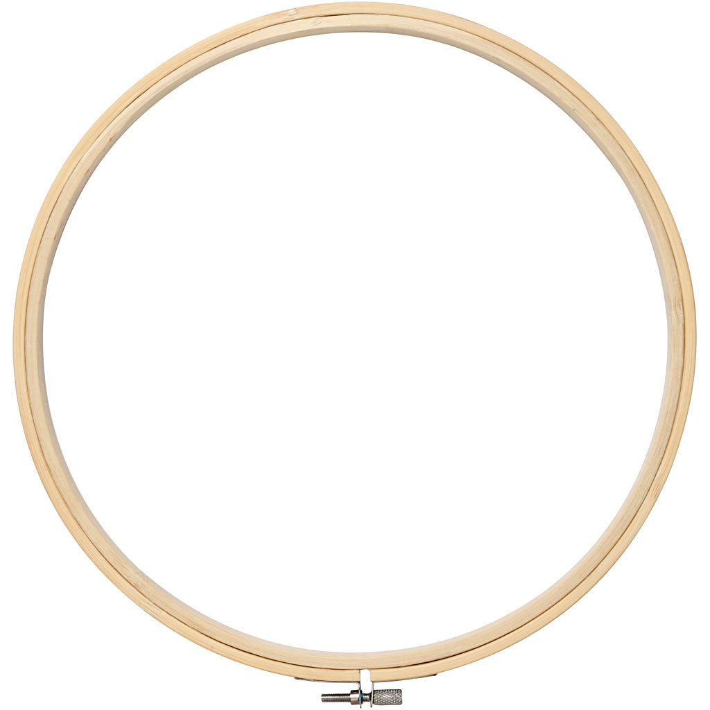 Embroidery frame wood, Ø 25cm