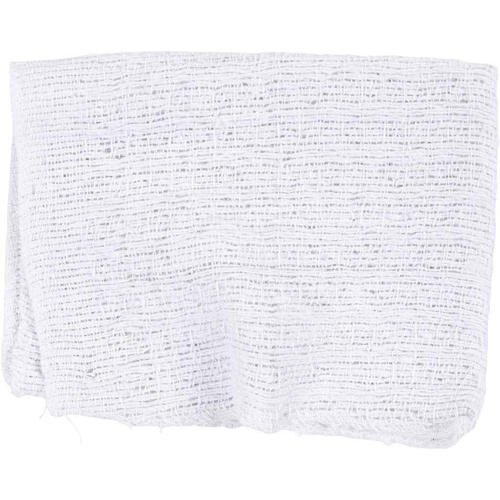 Creativ company stoffen doek, tweede keuze kwaliteit - losjes geweven, afm 38x44 cm, naturel, 20 stuk 1 doos