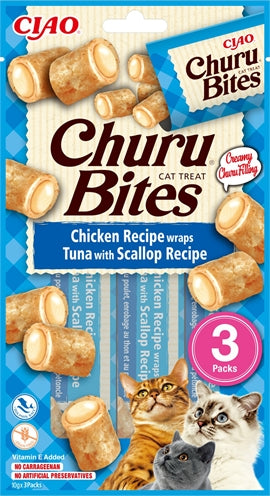 Inaba churu bites katt kycklingrecept wraps tonfisk med kammusselsrecept