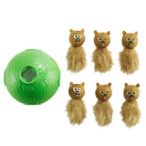 Chien de chasse vers l'extérieur nina ottosson sniffle n 'grever ball vert