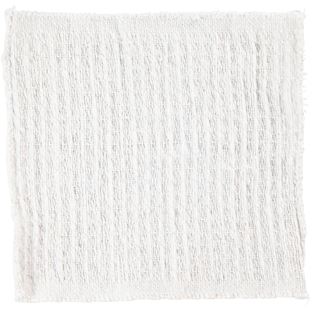 Creativ company stoffen doek, afm 24x26 cm, wit, 12 stuk 1 doos