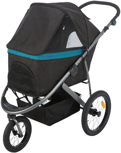 Trixie dog buggy black petrol
