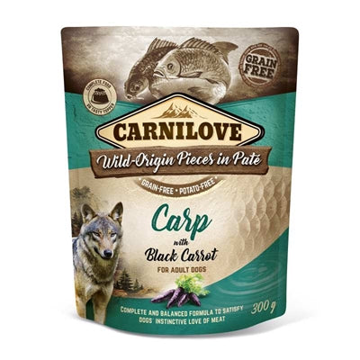 Carnilove psí pouzdro kapra černá mrkev