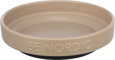 Trixie Be Nordic Food Bowl Cat Ceramic Gum Taupe
