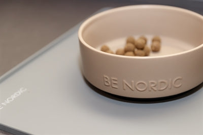 Trixie Be Nordic Food Bowl chien céramique en caoutchouc taupe