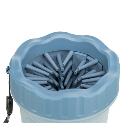 Limpador de cocô de trixie para o cachorro silicone pp azul