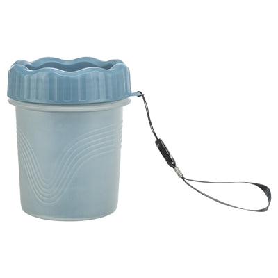 Limpador de cocô de trixie para o cachorro silicone pp azul