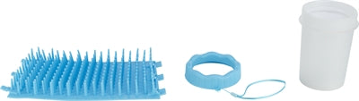 Limpador de cocô de trixie para o cachorro silicone pp azul