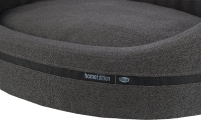 Trixie Dog Basket Citystle Oval Home Edition temno siva