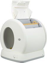 Trixie self -cleaning litter box plastic white