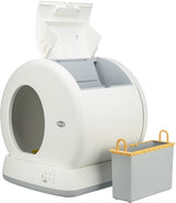 Trixie self -cleaning litter box plastic white