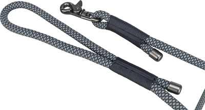 Trixie soft rope dog leash black gray
