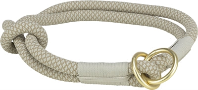 Trixie collar dog soft half-slip gray light gray