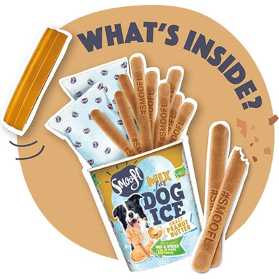 Smoofl Smoofl Ice mix for dogs peanut butter