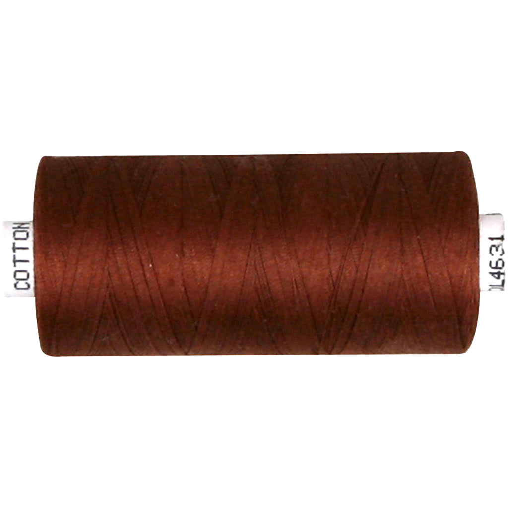 Creativ Company Sewing Gigaren Brown, 1000m