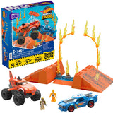 Mega Bloks Mega Hot Wheels Monster Trucks Tiger Shark Chomp Course