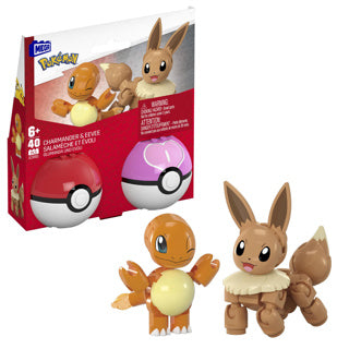 Pokemon Mega 2-Pack Eevee a Charmander