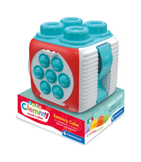 Clemenstoni Puppelchen mëll Clemmy Sensory Cube