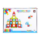 Science magnetic tiles 45 pieces 6.5 cm