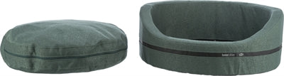 Trixie Dog Basket Citystyle Ovalna temno zelena