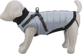 Trixie dog coat pontis with harness gray