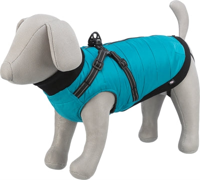Trixie Dog coat pontis s postrojem aqua