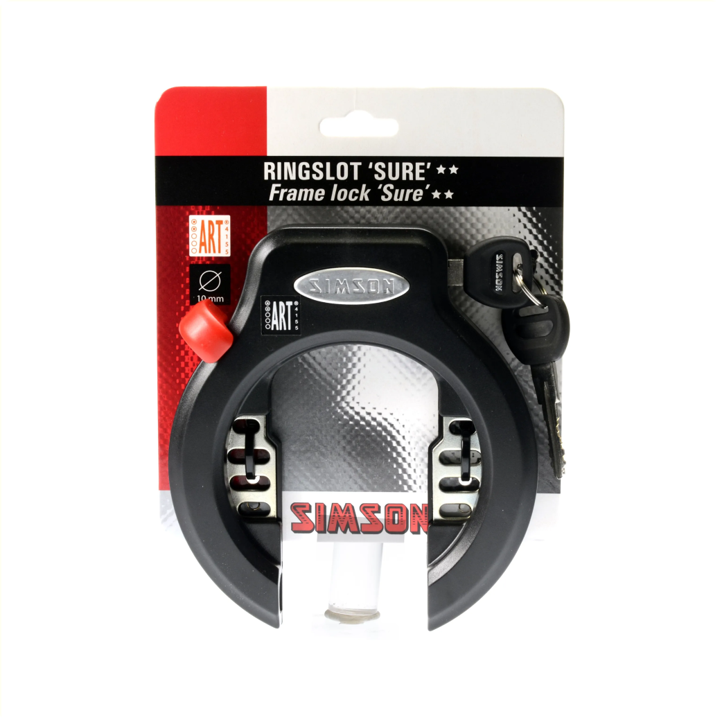 Simson RingSlot Sure Art2 - Black, 6,5 cm - kolo