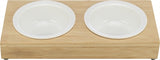 Trixie Food Bucket Water Bowl-Set keramic bambus