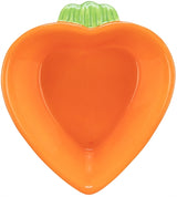 Trixie food bowl water bin carrot ceramics