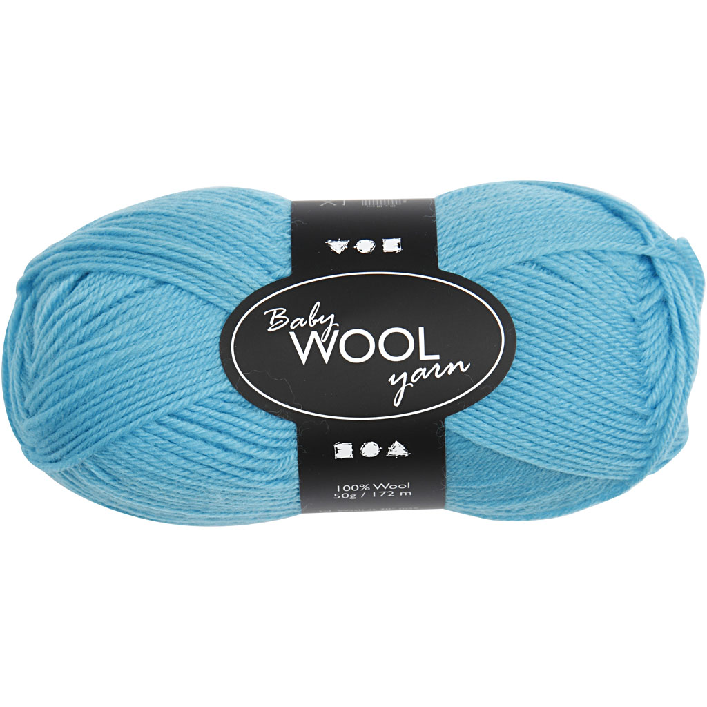 Creativ company baby garen, l: 172 m, turquoise, 50 gr 1 bol