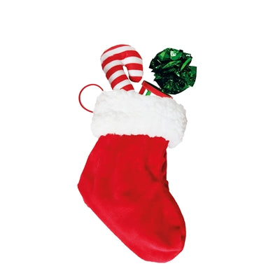 Croci Christmas Sock Cat se 4 hračkami