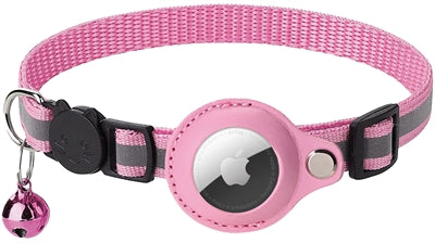 Croci Collar Cat с държач на етикети розово