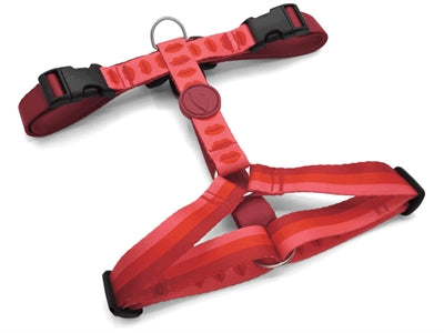 Morso Dog Harness H-Harness Recycled Lipstick Pink