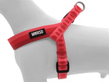 Morso Mini dog harness adjustable recycled lipstick pink