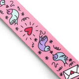 Athchúrsáil an t -úim madraí san Ioruach Tweet Sweet Pink