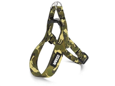 Morso mini dog harness adjustable recycled full metal dog brown