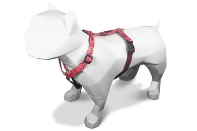 Morso Dog Harness H-Harness Recycled Pink Think Pink