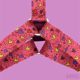 MORSO DOG HAREN H-hem recyclé rose penser rose