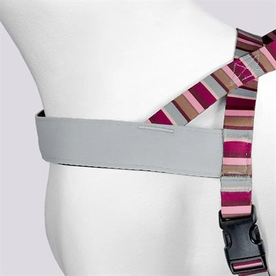 Morso Norwegian dog harness recycled skyline red pink