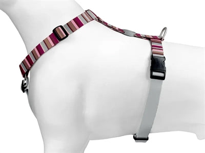 Morso Dog Charness H-Harness Recycled Skyline Red Pink