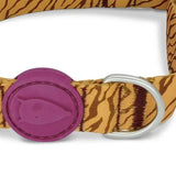 Morso collar dog recycled jungle drum orange
