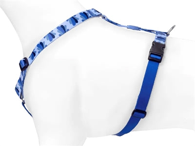 Morso H-harness recycled splash blue