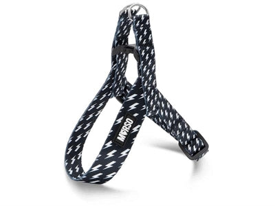 Morso Mini dog harness adjustable recycled power flow black