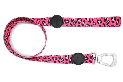 Morso dog leash recycled bubble leo pink
