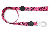 Morso dog leash recycled bubble leo pink