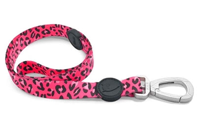 Morso dog leash recycled bubble leo pink