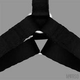 Morso Dog Harness H-hem genanvendt puress sort