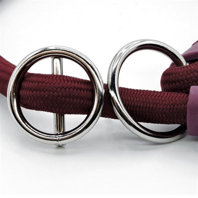 Morso Half Slip Collar Dog Soft Rope Recycled Plum Purple