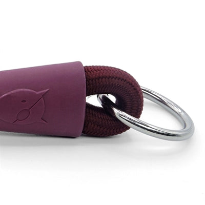 Morso Half Slip Collar Dog Soft Rope Recycled Plum Purple