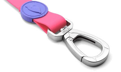 Morso Dog Leash Waterproof Paisean Pándearg Pink Pink Pink